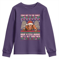 Nakatomi Plaza Party 1988 Youth Sweatshirt Come Out To The Coast Mcclane Ugly Xmas - Wonder Print Shop
