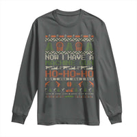 Now I Have A Machine Gun Long Sleeve Shirt Christmas 90s Movie Ugly Xmas - Wonder Print Shop