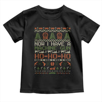 Now I Have A Machine Gun Toddler T Shirt Christmas 90s Movie Ugly Xmas - Wonder Print Shop
