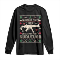 Nakatomi Plaza Christmas Party Long Sleeve Shirt Funny 80's Die Movie 1988 Ugly Christmas - Wonder Print Shop