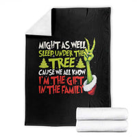 Funny Christmas Throw Blanket I'm The Gift Kids Pajamas Girls Boys - Wonder Print Shop