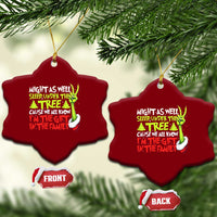 Funny Christmas Ceramic Ornament I'm The Gift Kids Pajamas Girls Boys - Wonder Print Shop