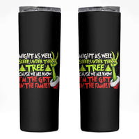 Funny Christmas Skinny Tumbler I'm The Gift Kids Pajamas Girls Boys - Wonder Print Shop