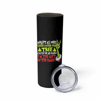 Funny Christmas Skinny Tumbler I'm The Gift Kids Pajamas Girls Boys - Wonder Print Shop