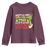 Funny Christmas Youth Sweatshirt I'm The Gift Kids Pajamas Girls Boys - Wonder Print Shop