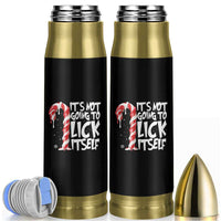 Funny Dirty Christmas Bullet Tumbler It's Not Going To Lick Itself Adult Humor Cringe Candy Cane - Wonder Print Shop