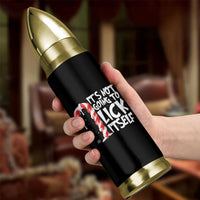 Funny Dirty Christmas Bullet Tumbler It's Not Going To Lick Itself Adult Humor Cringe Candy Cane - Wonder Print Shop