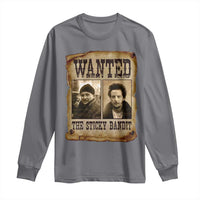 Funny Christmas Movie Long Sleeve Shirt Wanted Sticky Bandit Merry Xmas Ya Filthy Animal - Wonder Print Shop
