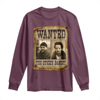 Funny Christmas Movie Long Sleeve Shirt Wanted Sticky Bandit Merry Xmas Ya Filthy Animal - Wonder Print Shop