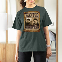Funny Christmas Movie T Shirt For Women Wanted Sticky Bandit Merry Xmas Ya Filthy Animal - Wonder Print Shop