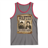 Funny Christmas Movie Tank Top Wanted Sticky Bandit Merry Xmas Ya Filthy Animal - Wonder Print Shop
