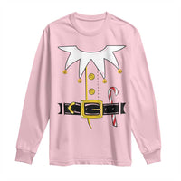 Christmas Elf Costume Long Sleeve Shirt Holiday Costume Funny Christmas Gift - Wonder Print Shop