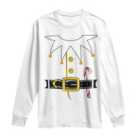 Christmas Elf Costume Long Sleeve Shirt Holiday Costume Funny Christmas Gift - Wonder Print Shop