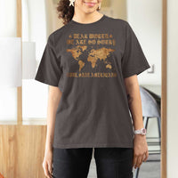 Dear World We Are So Sorry Love Sane Americans T Shirt For Women Retro USA Map