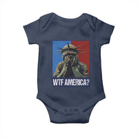 WTF America Baby Onesie Humor Statue of Liberty