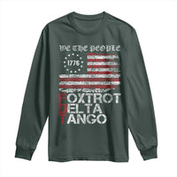 Foxtrots Delta Tangos Long Sleeve Shirt US Flag We The People