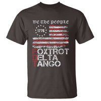 Foxtrots Delta Tangos T Shirt US Flag We The People