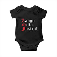 Funny Foxtrots Delta Tangos Baby Onesie