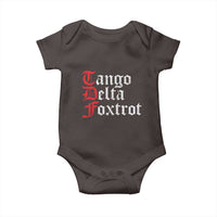 Funny Foxtrots Delta Tangos Baby Onesie