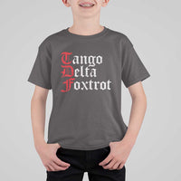 Funny Foxtrots Delta Tangos T Shirt For Kid