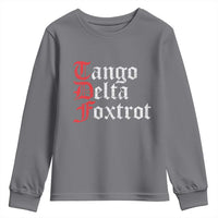 Funny Foxtrots Delta Tangos Youth Sweatshirt