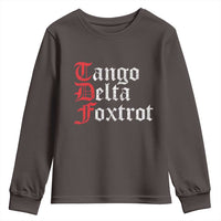Funny Foxtrots Delta Tangos Youth Sweatshirt