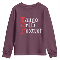 Funny Foxtrots Delta Tangos Youth Sweatshirt