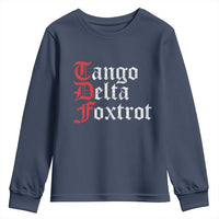 Funny Foxtrots Delta Tangos Youth Sweatshirt