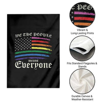 We The People Means Everyone Lgbt Equality Garden Flag USA LGBTQ Pride Flag - Wonder Print Shop