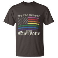 We The People Means Everyone Lgbt Equality T Shirt USA LGBTQ Pride Flag