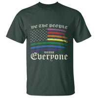 We The People Means Everyone Lgbt Equality T Shirt USA LGBTQ Pride Flag
