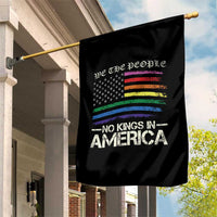 No Kings In America Garden Flag We The People USA LGBTQ Pride Flag - Wonder Print Shop