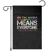 We The People Means Everyone Lgbt Equality Garden Flag - Wonder Print Shop