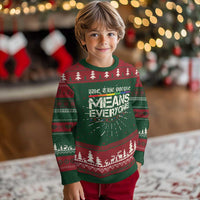 We The People Means Everyone Lgbt Equality Knitted Sweatshirt - Wonder Print Shop