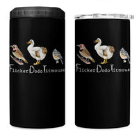 Subtle FDT 4 in 1 Can Cooler Tumbler Flicker Dodo Titmouse Bird