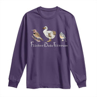 Subtle FDT Long Sleeve Shirt Flicker Dodo Titmouse Bird