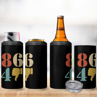 Retro 8647 4 in 1 Can Cooler Tumbler Classic Retro Vintage 80s Style