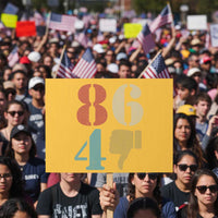 Retro 8647 Protest Sign Classic Retro Vintage 80s Style - Wonder Print Shop
