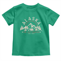 Alaska Toddler T Shirt Vintage Bear The Last Frontier Souvenir - Wonder Print Shop