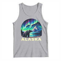 Bear Alaska Tank Top Alaskan Night Sky Northern Lights Aurora - Wonder Print Shop