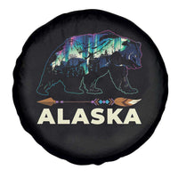 Alaska Spare Tire Cover Alaskan Night Sky Northern Lights Aurora Bear - Wonder Print Shop