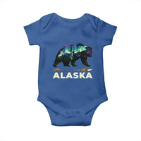 Alaska Baby Onesie Alaskan Night Sky Northern Lights Aurora Bear - Wonder Print Shop