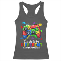 Video Game Autism Awareness Racerback Tank Top It's Ok To Be Different Kids