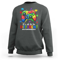 Video Game Autism Awareness Sweatshirt It's Ok To Be Different Kids