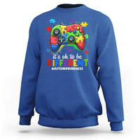 Video Game Autism Awareness Sweatshirt It's Ok To Be Different Kids