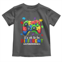 Video Game Autism Awareness Toddler T Shirt It's Ok To Be Different Kids