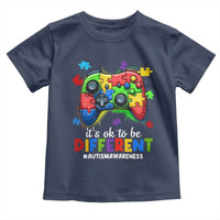 Video Game Autism Awareness Toddler T Shirt It's Ok To Be Different Kids