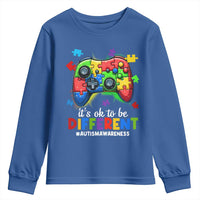 Video Game Autism Awareness Youth Sweatshirt It's Ok To Be Different Kids