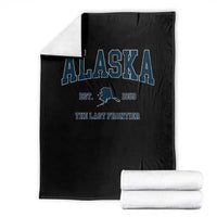 Alaska Throw Blanket Vintage Sports Design The Last Frontier Souvenirs - Wonder Print Shop