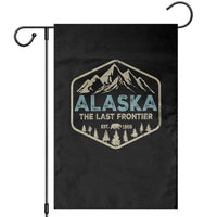 Vintage Alaska The Last Frontier Garden Flag Retro Alaskan Bear Mountain Souvenir - Wonder Print Shop